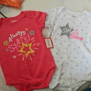Pair of onesies NWT